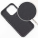Фото Кожаный чехол SnapCase with Magnetic Safe для Apple iPhone 16 Pro (6.3") (Black) в магазине vchehle.ua