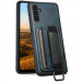 Фото Кожаный чехол Wallet case and straps для Samsung Galaxy A24 4G (Синий / Blue) на vchehle.ua