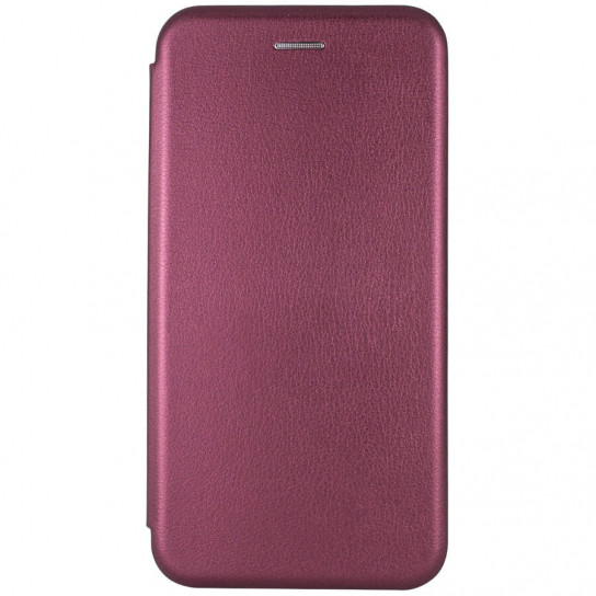 Шкіряний чохол-книжка Classy на Samsung Galaxy A10s (Бордовий)