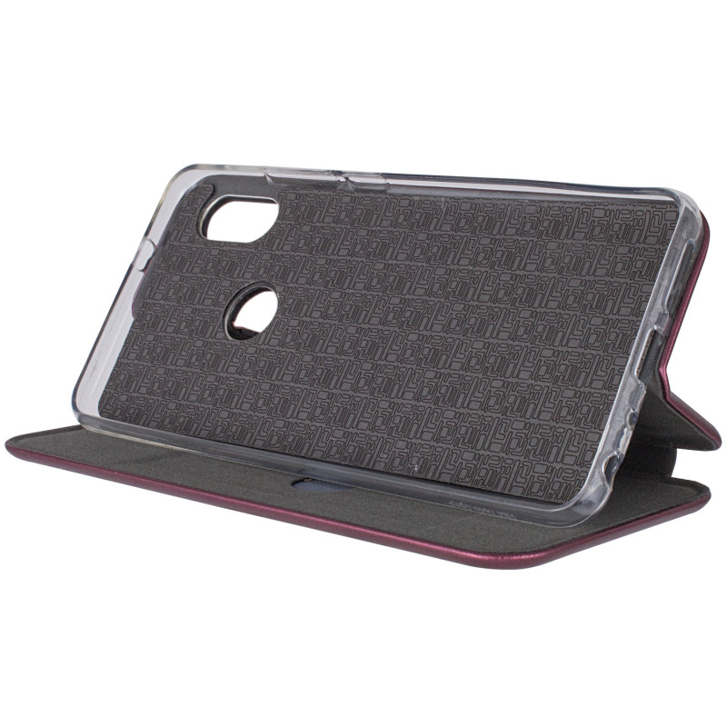 Фото Кожаный чехол-книжка Classy для Xiaomi Redmi Note 5 Pro / Note 5 (DC) (Бордовый) на vchehle.ua