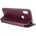 Кожаный чехол-книжка Classy для Xiaomi Redmi Note 5 Pro / Note 5 (DC) (Бордовый) в магазине vchehle.ua