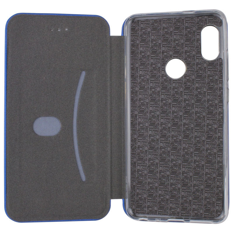 Фото Кожаный чехол-книжка Classy для Xiaomi Redmi Note 5 Pro / Note 5 (DC) (Синий) на vchehle.ua