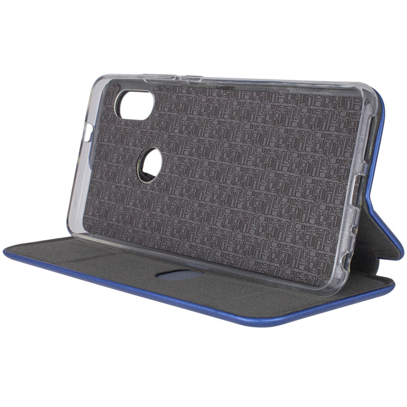 Кожаный чехол-книжка Classy для Xiaomi Redmi Note 5 Pro / Note 5 (DC) (Синий) в магазине vchehle.ua