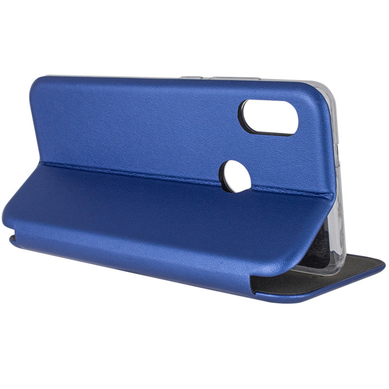 Заказать Кожаный чехол-книжка Classy для Xiaomi Redmi Note 5 Pro / Note 5 (DC) (Синий) на vchehle.ua