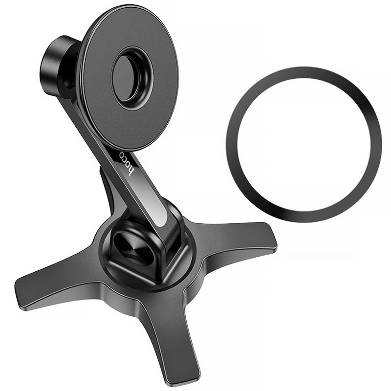 Магнитный держатель для телефона Hoco HD2 Joy ring (Black) в магазине vchehle.ua