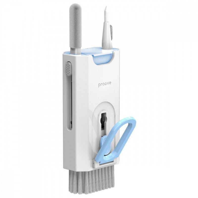 Многофункциональный набор для чистки гаджетов Proove Mr. Cleaner 8in1 (White)