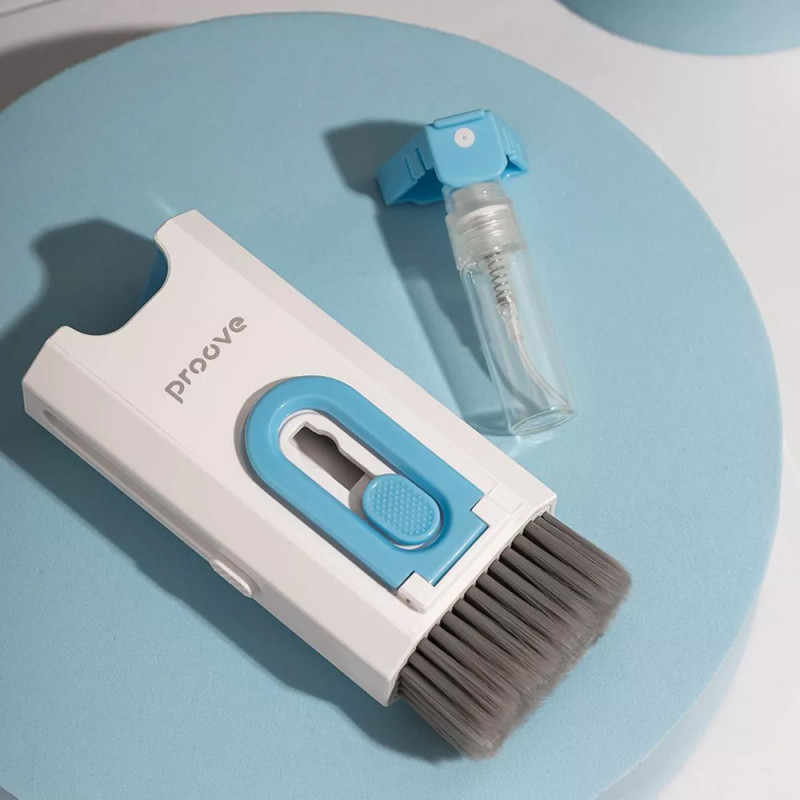 Многофункциональный набор для чистки гаджетов Proove Mr. Cleaner 8in1 (White) в магазине vchehle.ua