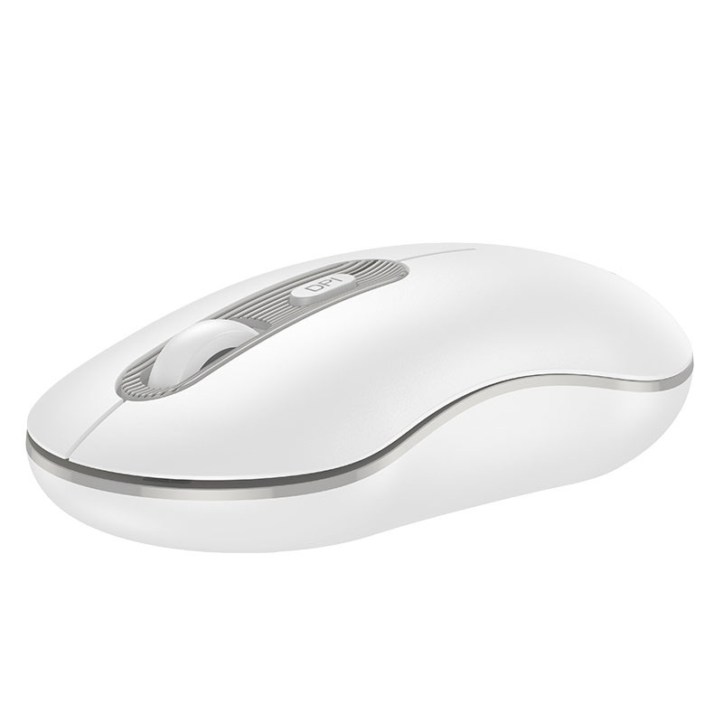 Фото Мышь беспроводная Hoco GM21 Platinum 2.4G (White Gray) на vchehle.ua
