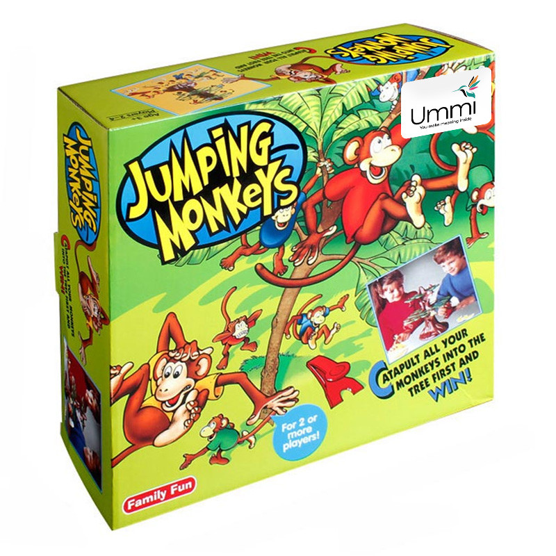 Фото Настольная интерактивная игра Ummi 707-31 Jumping Monkeys Game (Brown / Green) на vchehle.ua