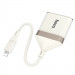 Фото Переходник Hoco UA40 Crystal 2in1 Lightning to SD/TF (0.15m) (Apricot) в магазине vchehle.ua