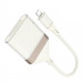 Переходник Hoco UA40 Crystal 2in1 Lightning to SD/TF (0.15m) (Apricot) в магазине vchehle.ua