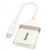 Переходник Hoco UA40A Crystal 2in1 Type-C to SD/TF (0.15m)