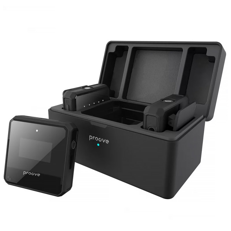 Заказать Петличный беспроводной микрофон Proove Forum (Black) на vchehle.ua