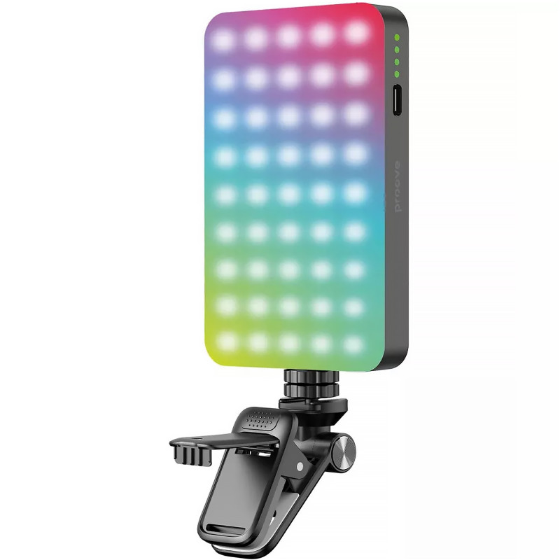 Портативна лампа для селфі Proove GlowBox 6W 3000mAh (Black)