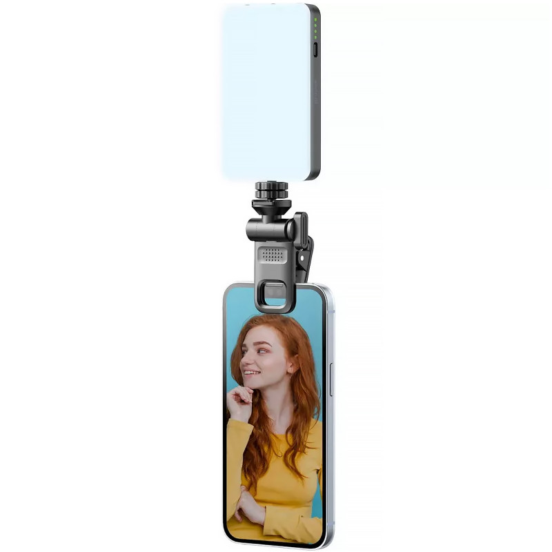 Портативна лампа для селфі Proove GlowBox 6W 3000mAh (Black) в магазині vchehle.ua