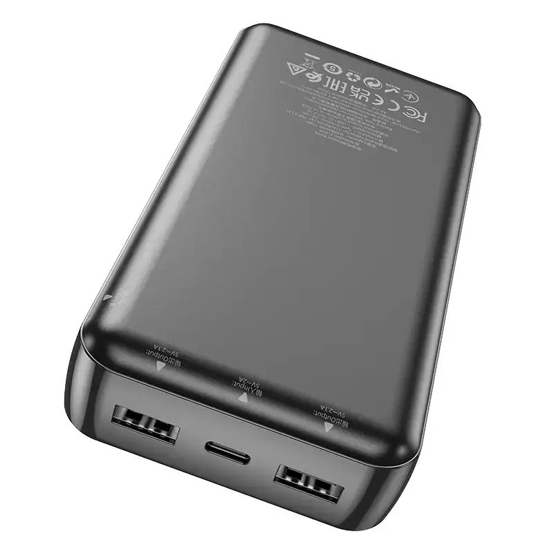 Фото Power Bank Hoco 20000 mAh J100A High-ranking (Чорний) на vchehle.ua