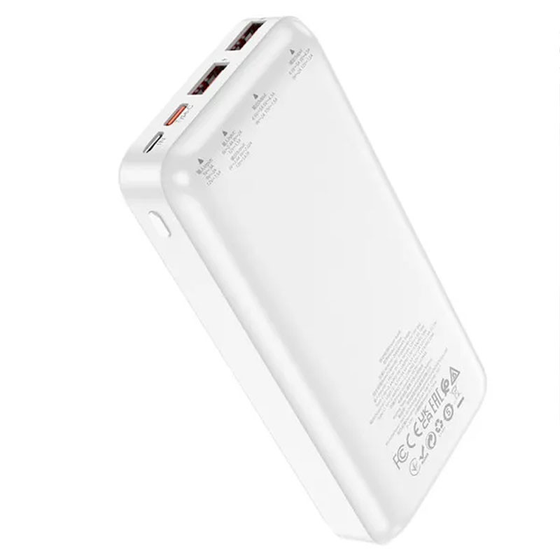 Фото Power Bank Hoco 20000 mAh J101A Astute PD20W+22.5W (White) на vchehle.ua