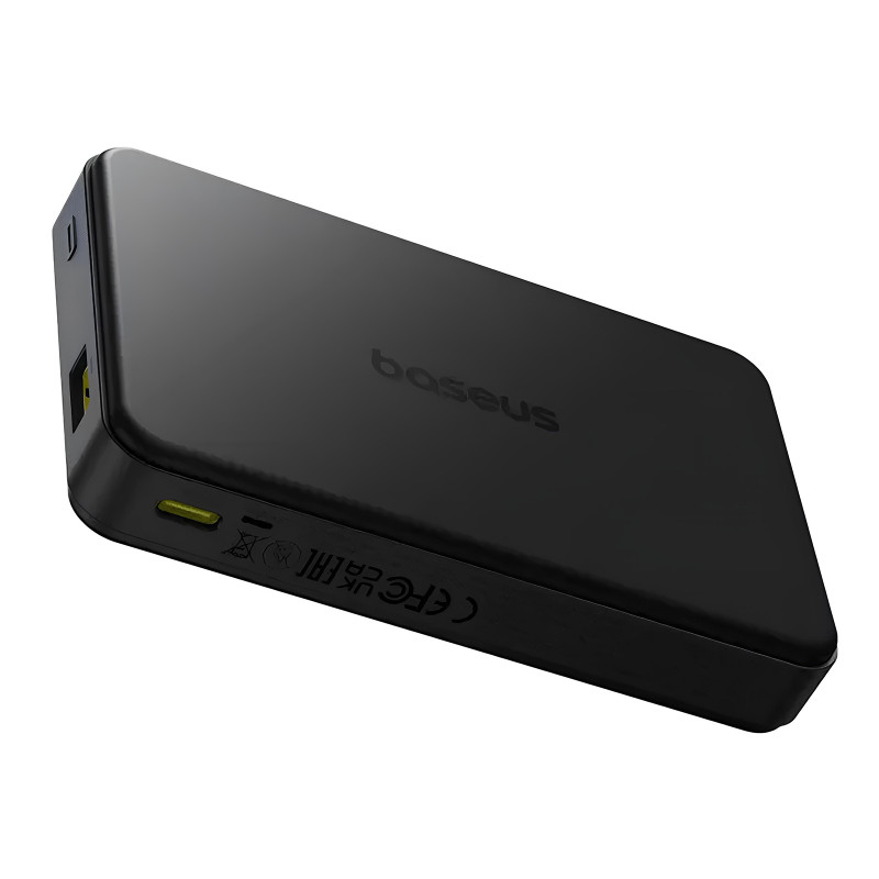 Фото Power Bank Baseus 10000 mAh Airpow II OS Qi2 22.5W с БЗУ (P10080000) (Cosmic Black) в магазине vchehle.ua