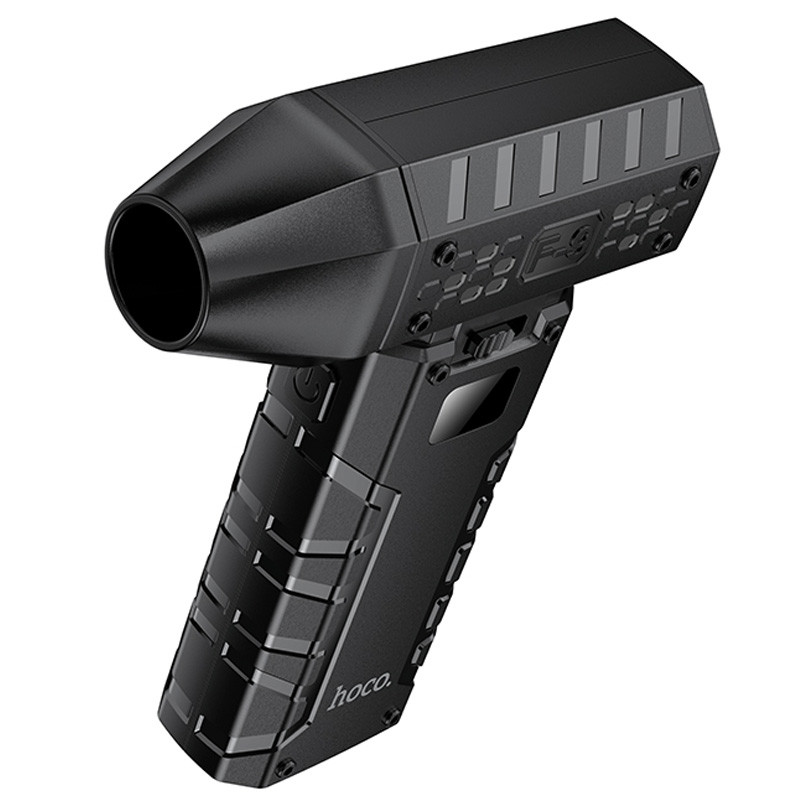 Портативний турбовентилятор Hoco HX67 Force fan (Black) в магазині vchehle.ua
