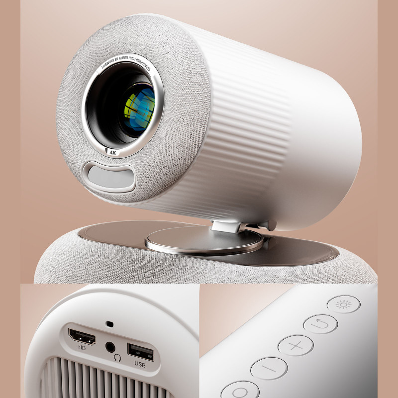 Заказать Проектор 4k Android K8 (White) на vchehle.ua