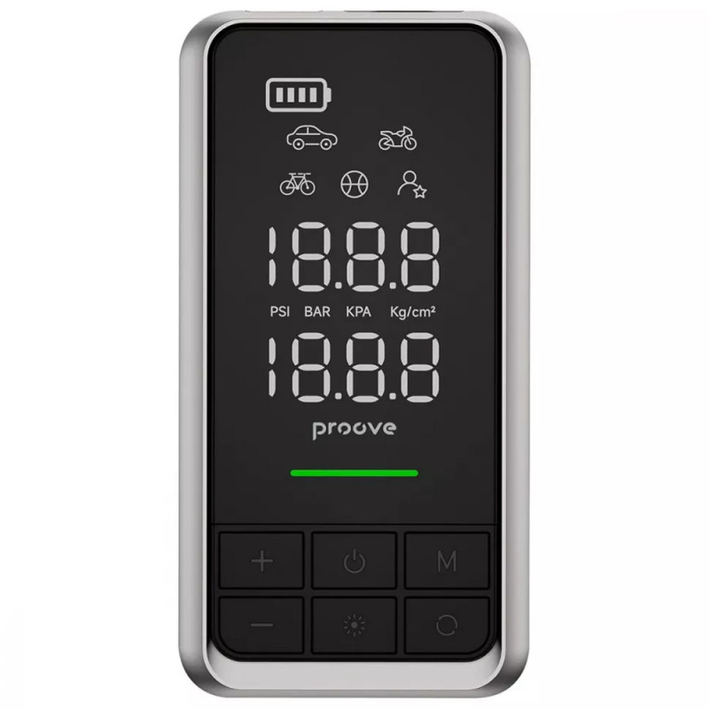 Фото Пусковое устройство + насос для автомобиля 2в1 Proove Air Jump 10400mAh 1000A (Gray) на vchehle.ua