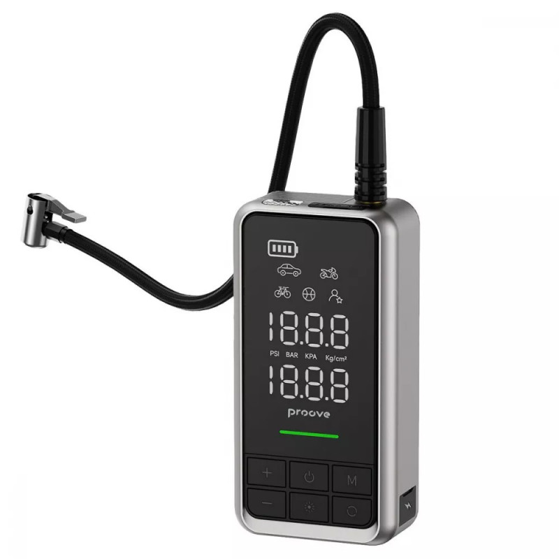 Фото Пусковое устройство + насос для автомобиля 2в1 Proove Air Jump 10400mAh 1000A (Gray) в магазине vchehle.ua