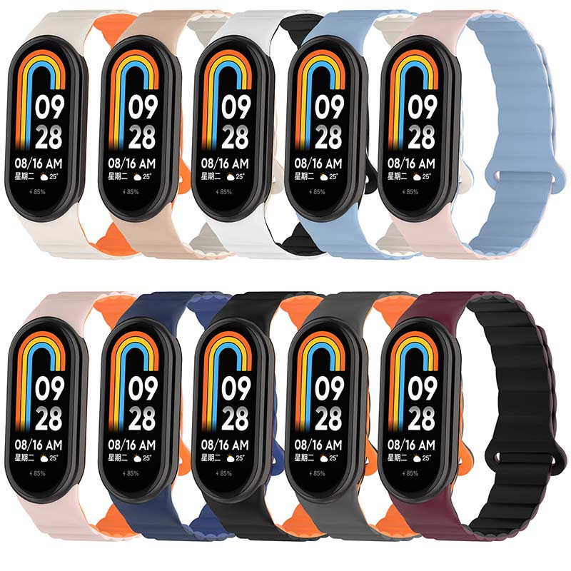 Ремешок Dual-color Magnetic для Xiaomi Mi Band 9/8/10
