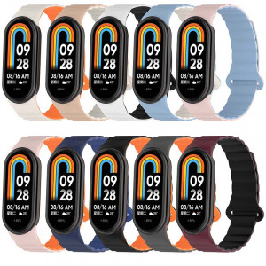 Ремешок Dual-color Magnetic для Xiaomi Mi Band 9/8/10