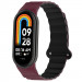 Ремешок Dual-color Magnetic для Xiaomi Mi Band 9/8/10 (Plum / Black)