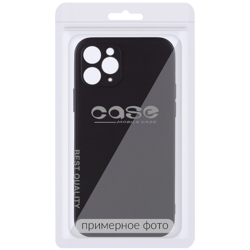 Фото Силиконовый чехол Candy Full Camera для Motorola Moto G24 (Черный / Black) на vchehle.ua