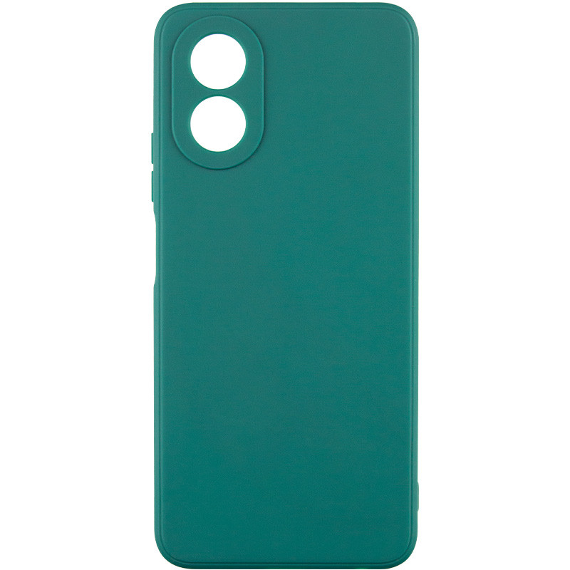Силиконовый чехол Candy Full Camera для Oppo A58 4G (Зеленый / Green)