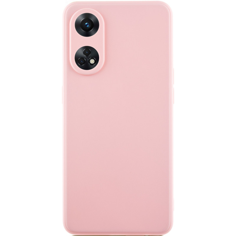 Силіконовий чохол Candy Full Camera на Oppo Reno 8 T 4G (Рожевий / Pink Sand)