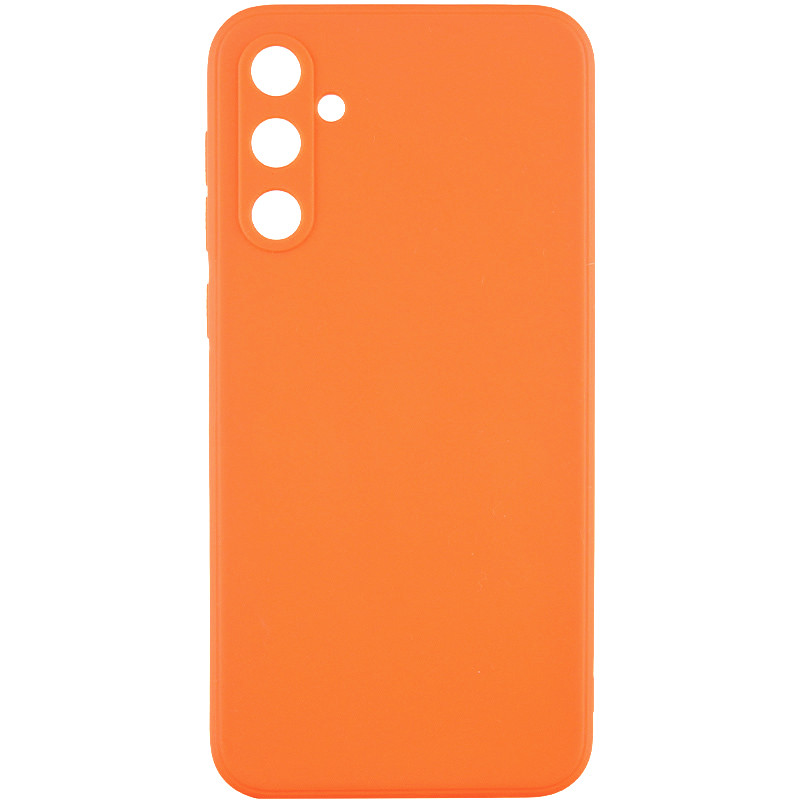 Силиконовый чехол Candy Full Camera для Samsung Galaxy A35 (Оранжевый / Orange)