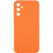 Силиконовый чехол Candy Full Camera для Samsung Galaxy A35 (Оранжевый / Orange)