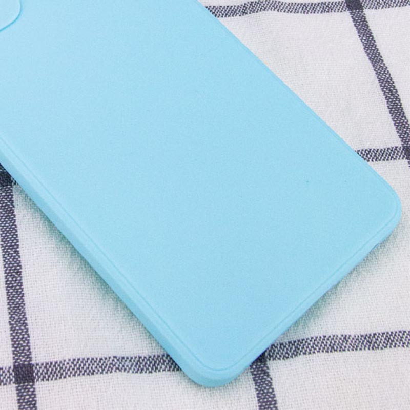 Фото Силиконовый чехол Candy Full Camera для Xiaomi Poco F5 / Note 12 Turbo (Бирюзовый / Turquoise) на vchehle.ua