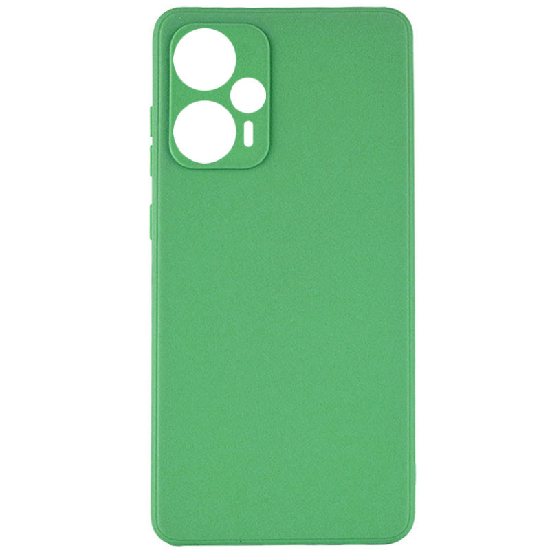Силиконовый чехол Candy Full Camera для Xiaomi Poco F5 / Note 12 Turbo (Зеленый / Green)