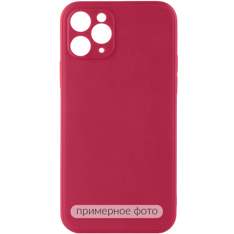 Силиконовый чехол Candy Full Camera для Xiaomi Redmi 15C (EU) (Бордовый / Burgundy)
