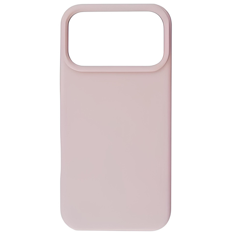 Силиконовый чехол Fibra Full with Magnetic Safe для Apple iPhone 17 Pro (6.3") (Pink Sand)