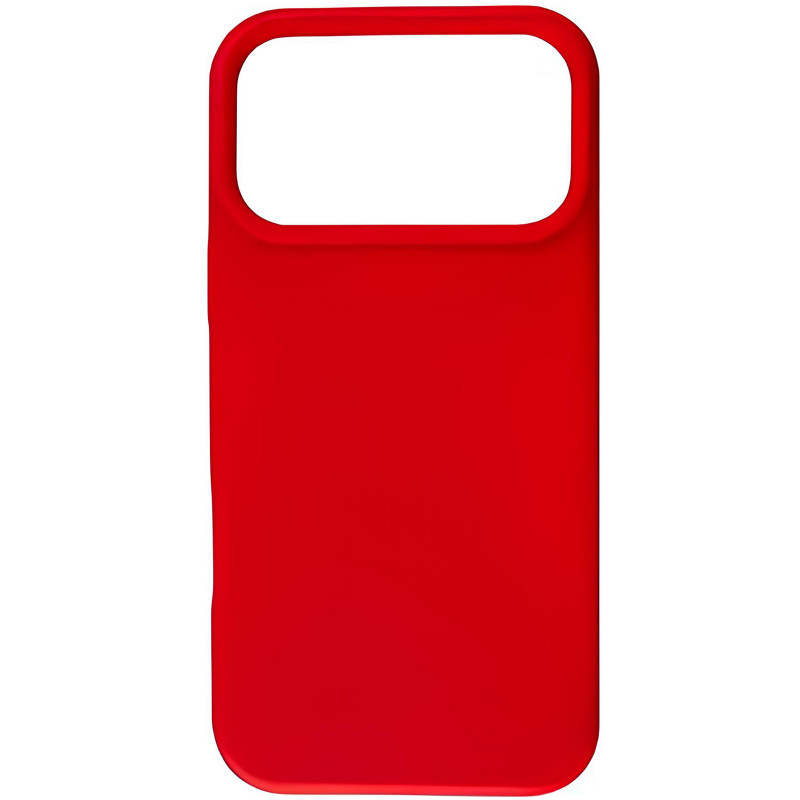 Силіконовий чохол Fibra Full with Magnetic Safe Apple iPhone 17 Pro Max (6.9") (Red)