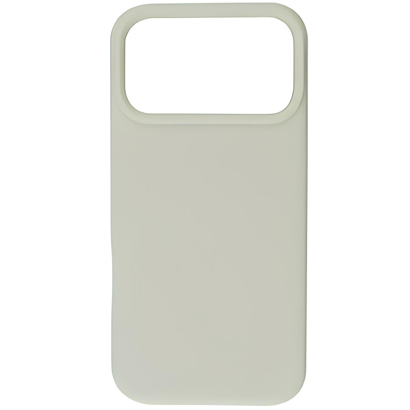 Силіконовий чохол Fibra Full with Magnetic Safe Apple iPhone 17 Pro Max (6.9") (Stone)