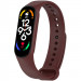 Силиконовый ремешок для Xiaomi Mi Band 7/6/5 (Бордовый / Maroon)