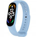 Силиконовый ремешок для Xiaomi Mi Band 7/6/5 (Голубой / Light Blue)