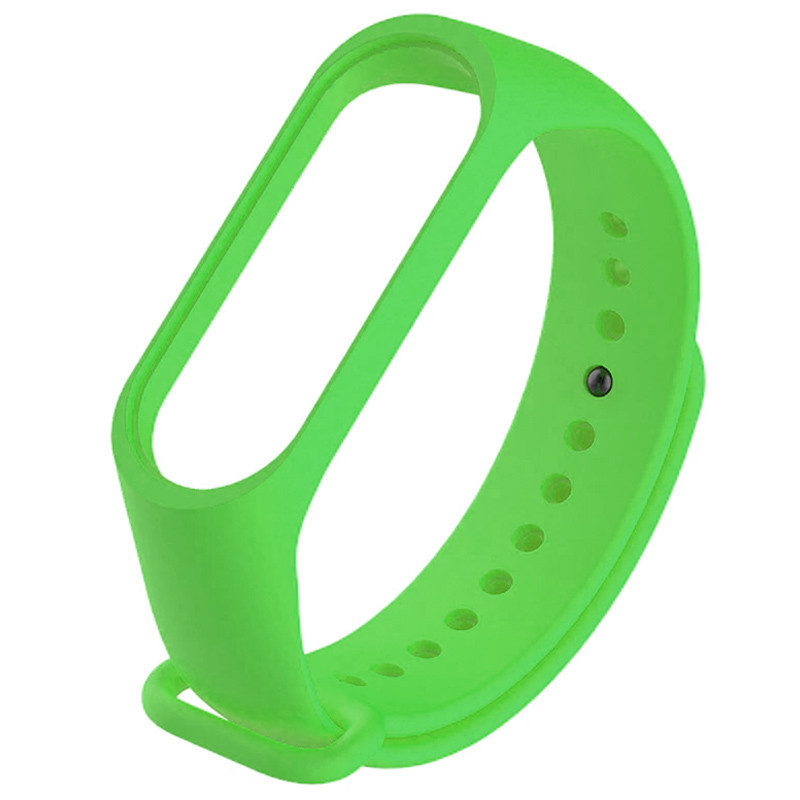 Силиконовый ремешок для Xiaomi Mi Band 7/6/5 (Зеленый / Green)