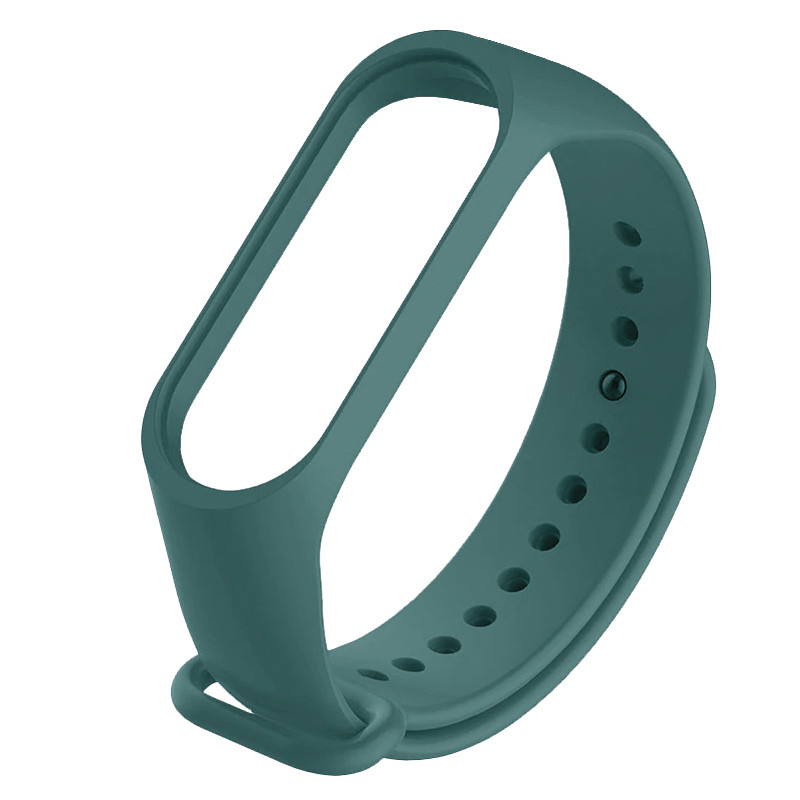 Силіконовий ремінець для Xiaomi Mi Band 7 (Зелений / Pine green)
