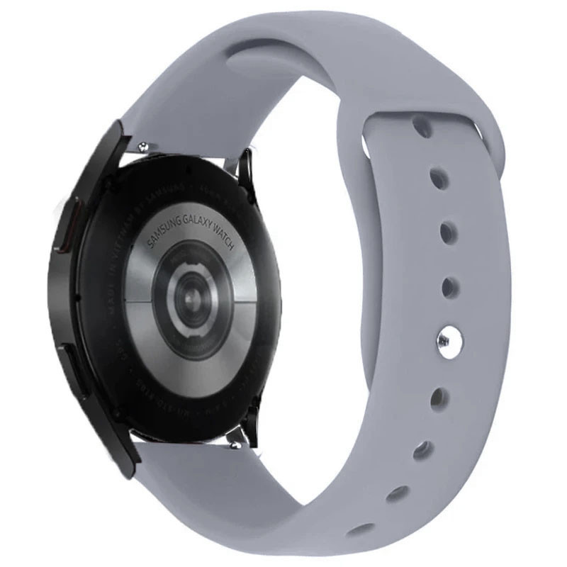 Силіконовий ремінець Sport для Smart Watch 20mm (Сірий / Gray)