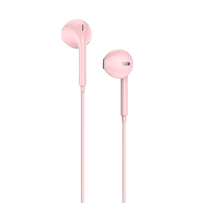 Стерео наушники Hoco M55 (3.5mm/1.2m) (Розовый)