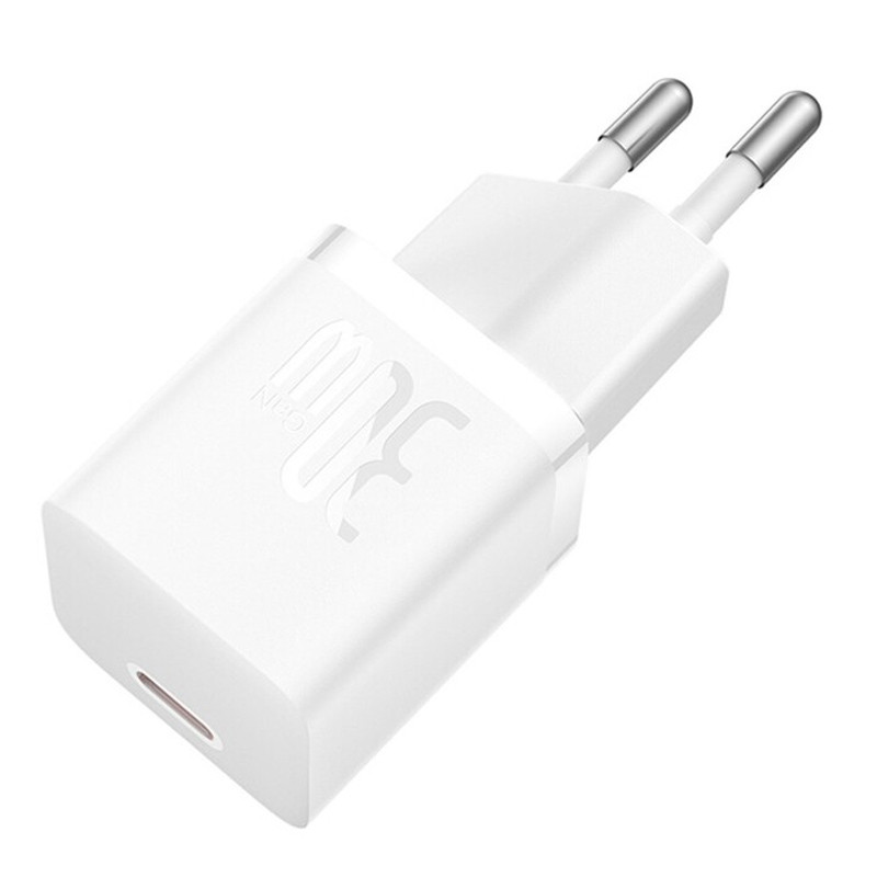 СЗУ Baseus GaN5 Fast Charger (mini) PD30W (1USB-C) (CCGN070) (White)