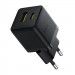Купити МЗП Baseus Palm Fast Charger PD20W+QC3.0 (1USB-A/1C) + кабель Type-C to Type-C (P10111608) (Cluster Black) на vchehle.ua
