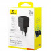 Фото МЗП Baseus Palm Fast Charger 20W (1USB-A/1C) (P10111608) (Cluster Black) на vchehle.ua