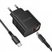 СЗУ Borofone BA97A PD30W (1USB-C) + кабель Type-C to Type-C (Black)